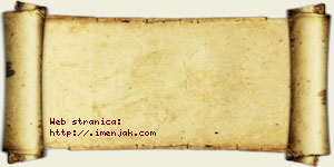 Snežana Vidojević vizit kartica